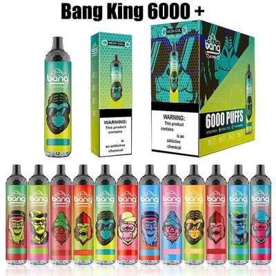 強打king6000puffs使い捨て可能なVape 15mlはejuiceのRechargableの卸売価格を事前に入力した