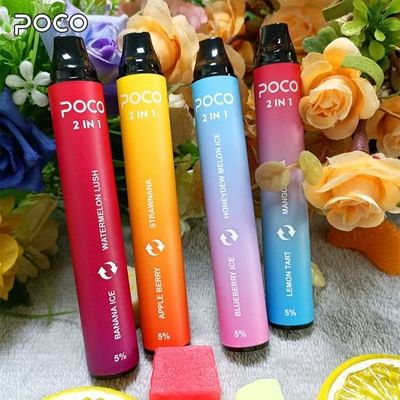 6ml 2000 パフ ベイプ パフ バー ミニ POCO 2 in 1 ロゴ印刷付き