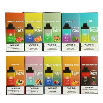 10000Puffs 5%ニクと20mlのE液を装着した使い捨てペンは