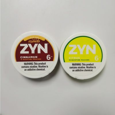 異なる味や強度を持つ無煙のZYNニコチン袋