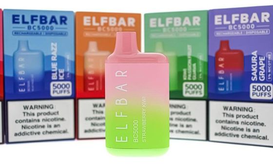 13mlジュースの貯蔵所のフルーツの味のエルフ棒Vape BC5000 1.2ohm