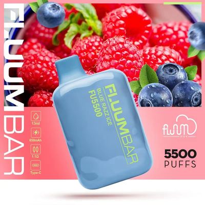 12ml プレフィルド Fluum バー 5500 ジュースフレーバー 使い捨て VAPE 650mAh