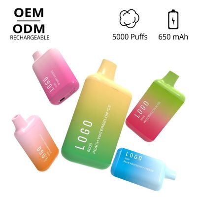 エルフ棒BC5000は注文の使い捨て可能なVapeの蒸発器EのCig OEM ODM吹く