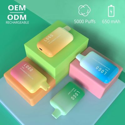 エルフ棒BC5000は注文の使い捨て可能なVapeの蒸発器EのCig OEM ODM吹く