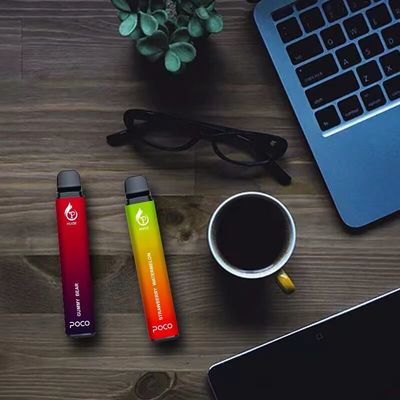 POCO 巨大 5000パフ 使い捨て 蒸気電子タバコ 2% / 5% ニコ塩 リチャージャ 950mah