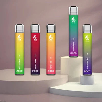 POCO 5000 一回使用可 Vape 5% Nic塩耐性 1.2Ω 15ml Vape Eタバコ