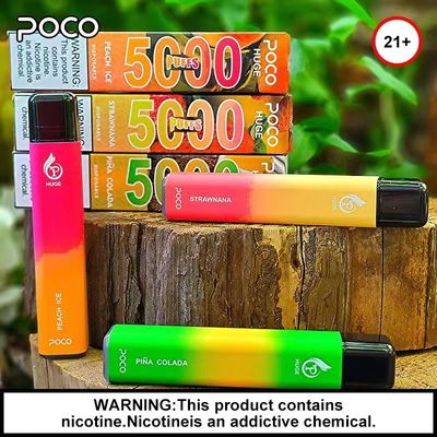米国在庫の最も熱く再充電可能で使い捨て可能なVapeの網のコイルPOCO 5000のパフ