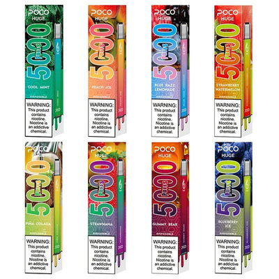 15ml POCO HUGE 5000パフ 消耗用電子タバコ 空気流通機能