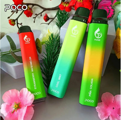 POCO HUGE 5000吸い CBD使い捨てのヴァープペンの装置 1.2ohm SUS304シェル