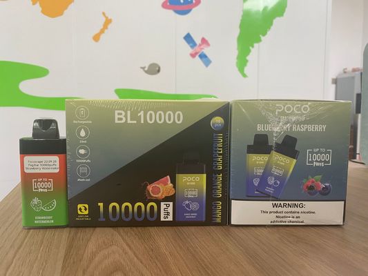 POCO BL10000 ビッグパフ 電子タバコ 20ml 5% Nic バッテリー 650mAh 再充電