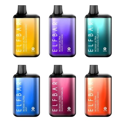 ODM エルフバー バップ BC5000 ニコチン 5% 使い捨てポッド デバイス バップ