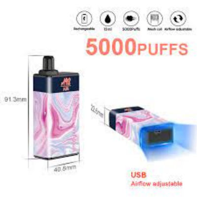 SUS304フルーツは使い捨て可能な電子Vapeのタバコ15ml 5000のパフに風味を付けた