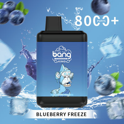 スペインの普及した工場在庫の利用できる強打王8000puffs Ecig 2%3%5%のニコチンの再充電可能な蒸気