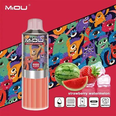MIOU 9000 E Cig Vape Pods フレーバー Vape Pod 18ml E-リキッド