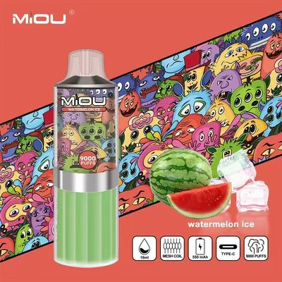 MIOU 9000 CBD使い捨てのバイプ装置 18ml E液体前記入ポッドバイプ