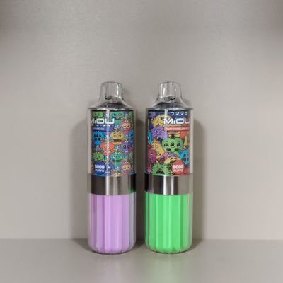 MIOU 9000 18ml 一回使用の蒸気剤 E液体 プリフィール品種 味付け