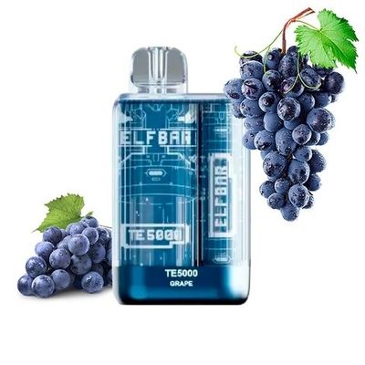 Te5000 OEM Vape 13.5mlのブドウの氷使い捨て可能なVape 5000のパフ950mah