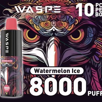 Waspe 8000 パフバー 使い捨てペンポッド 650mAh Type-C 充電式