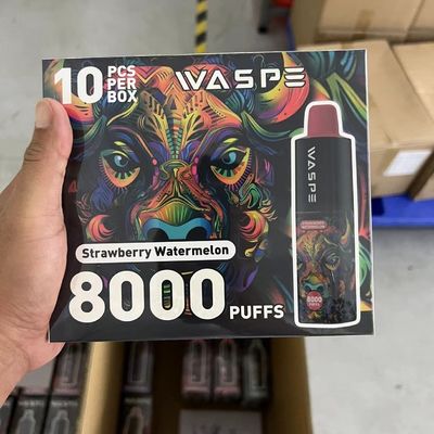 Waspe 8000 パフバー 使い捨てペンポッド 650mAh Type-C 充電式