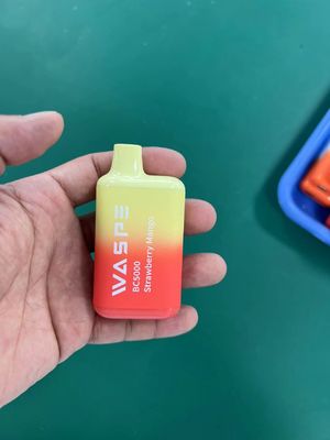 ワスペ 5000 PUFFS 再充電可能な使い捨てのヴァープ 13ml プリフイルドジュース