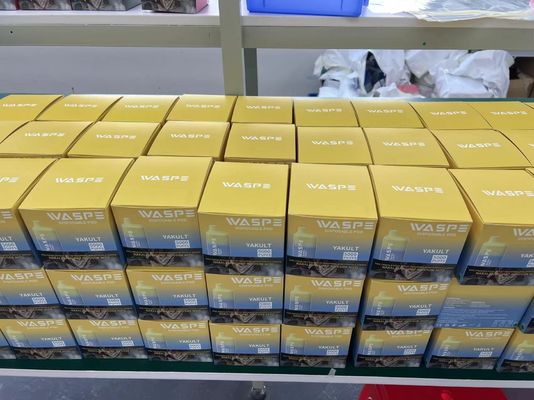 5000 Puffs Waspe 再充電可能な使い捨てのペンは,13mlのプリフィールされたジュースで