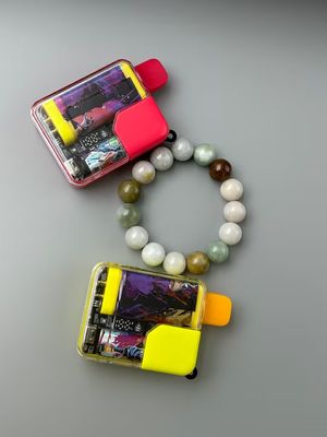 一回使用可能な前記ポッド 蒸気霧棒 7000 1.2ohm メッシュコイル クリアボックス