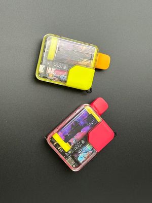 一回使用可能な前記ポッド 蒸気霧棒 7000 1.2ohm メッシュコイル クリアボックス