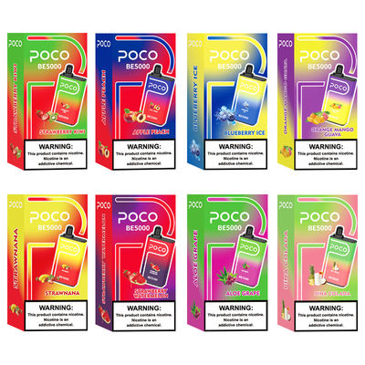 14ml 5000パフ ビッグパフ POCO BE5000 バイプ・メッシュ コイル 使い捨てバイプボックス 1.2ohm