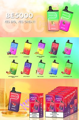 POCO BE5000 パフ プリフィール ポッド 蒸気 14ml プリフィール エジュース 1.2ohm コイル