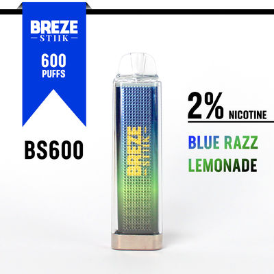 600Puffs ディスプレイボックスで2%ニクで使い捨てのvapeペン