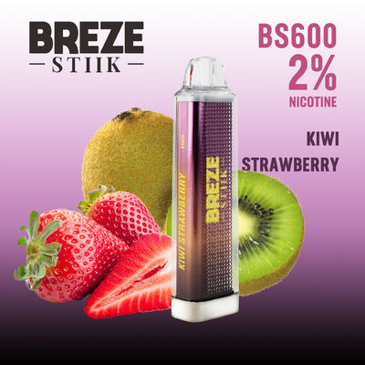 BREZE BS600 一回使用可能な蒸気剤 2ml プリフィールされた蒸気液 500mah バッテリー 1.4ohm コイル