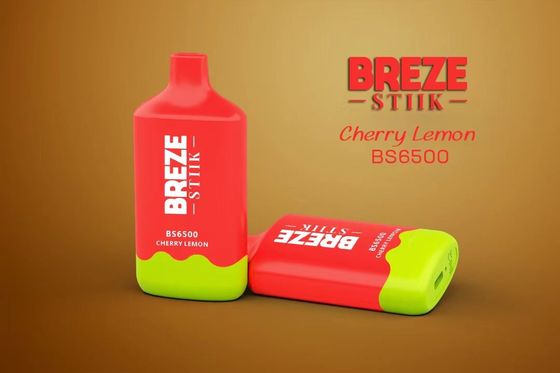 BREZE BS6500 一回使用可能な蒸気剤 大口 15ml プリフィールした蒸気剤 500mAh バッテリー