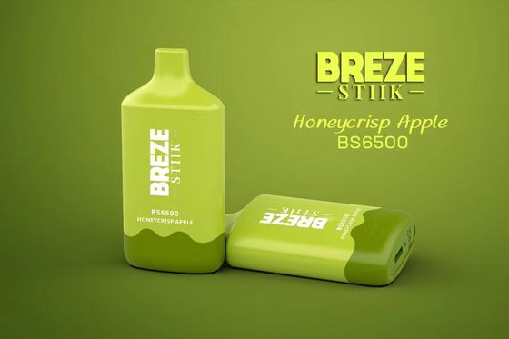 BREZE BS6500 一回使用可能な蒸気剤 大口 15ml プリフィールした蒸気剤 500mAh バッテリー