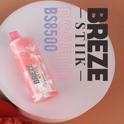 BREZE STIIK BS8500 一回使用可能な蒸気剤 巨大パフ 17ml プリフィールされた蒸気剤 600mAh バッテリー