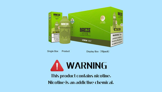 BREZE STIIK 650mAh 電池容量と丸いドリップチップ