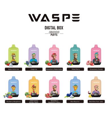 12000Puffs 使い捨て電子タバコ 20ml 電子液体と電池ディスプレイを含む電子液体