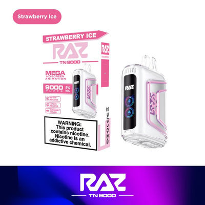 RAZ 世界人気 OEM Vape 9000Puffs メッシュコイル付き電子モッド Vape