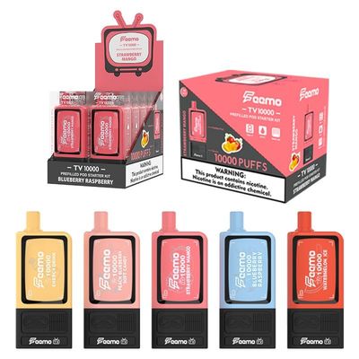 10000パフ以上 POD 650mAh バッテリーと5% Nic 強度