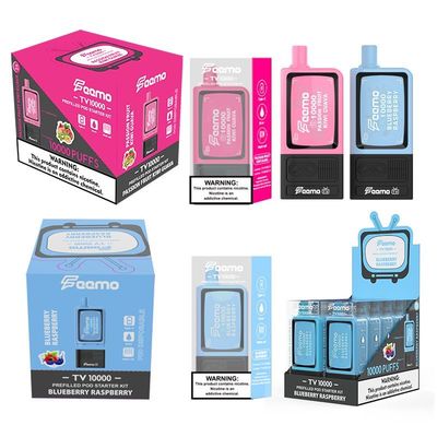 10000パフ以上 POD 650mAh バッテリーと5% Nic 強度