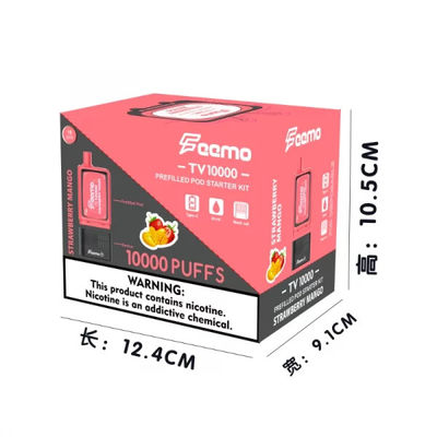 20ml カートリッジ容量 高パフ 一回使用 バイプ 上部詰めとメッシュコイル