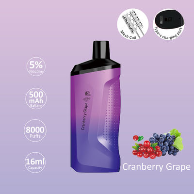 15ml E液体 POCO 5000 吸い込み装置 5%nic 滑らか