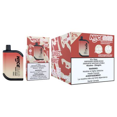 750mAh バッテリー 9000Puffs 15ml E-ジュース 使い捨て蒸発器 スティック 0/2%3%/5% Nic