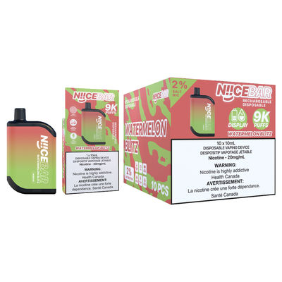9000Puffs 長持ちする 750mAh バッテリー 15ml E液体14種類の使い捨てペンを用いる