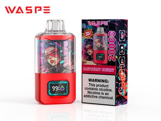 Sus304 Rgb ライト フルーツ味 バイプ 20000Puffs 650Mah バッテリー OEM カラー