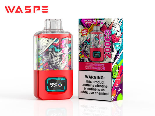 Sus304 Rgb ライト フルーツ味 バイプ 20000Puffs 650Mah バッテリー OEM カラー