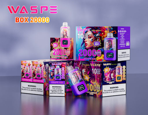 Sus304 Rgb ライト フルーツ味 バイプ 20000Puffs 650Mah バッテリー OEM カラー