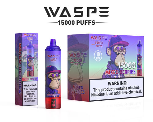 ビッグパフ SUS304 5% ニコチン 15000パフ 12つのフルーツ味のためのvape