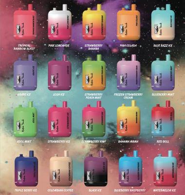 50mg ニコチン強度 フルーツ味 ダブルタンク アメリカ 650mAh 再充電式C型バッテリー