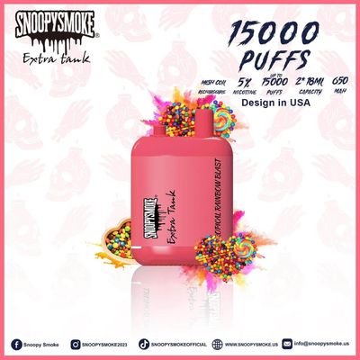 ダブルタンク 18ml USA Vape 650mAh C型 再充電可能 5% 50mg ニコチン強度